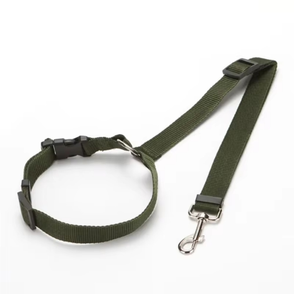 Premium Adjustable Dog Car Seat Belt & Harness Leash for Safe Backseat Travel