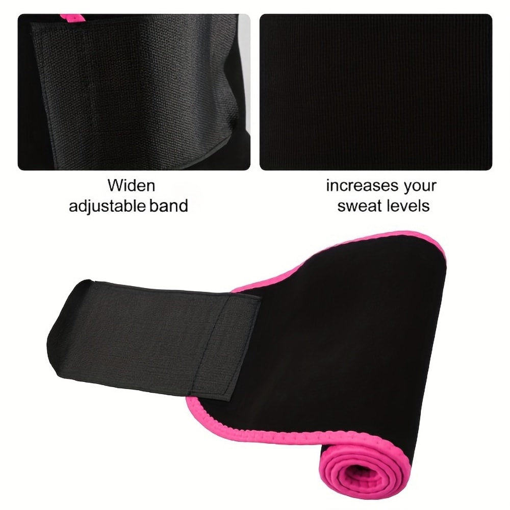 SweatCore Sauna Waist Trimmer Belt for Women & Men Weight Loss Training Support