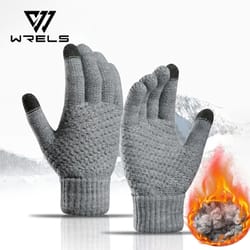winter touch screen knit gloves for men & women warm stretch driving & cycling gloves