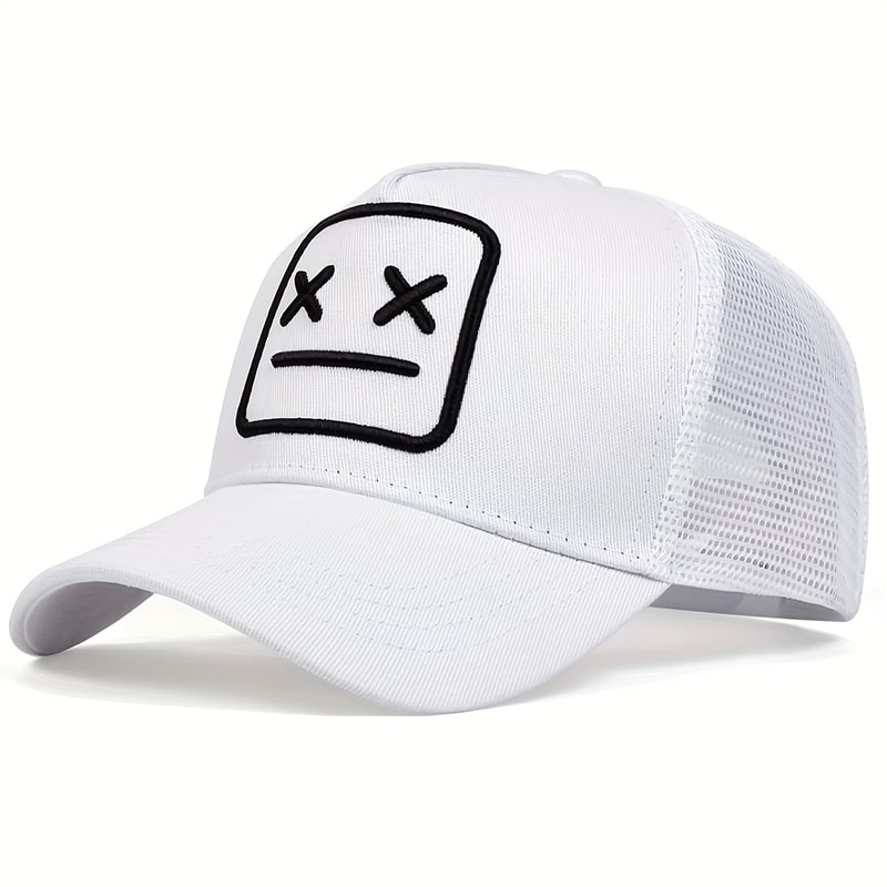 Unisex Embroidered Baseball Cap Outdoor Adjustable Sun Hat 4