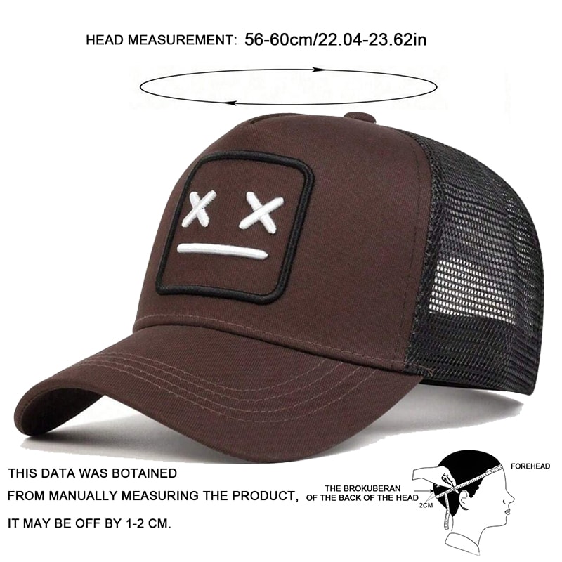 Unisex Embroidered Baseball Cap Outdoor Adjustable Sun Hat 2