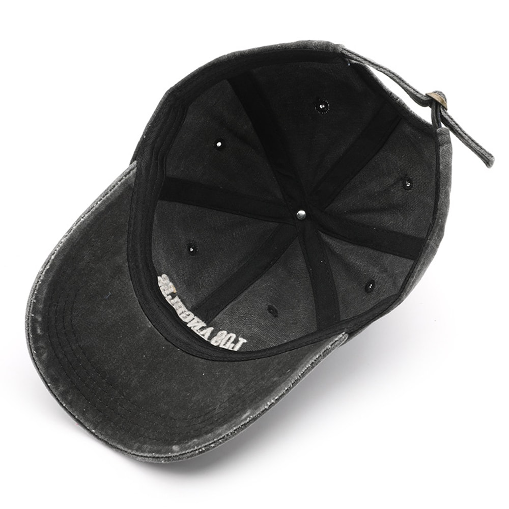 Premium Cotton Baseball Cap Unisex Snapback Hat with Embroidered Casual Outdoor Design