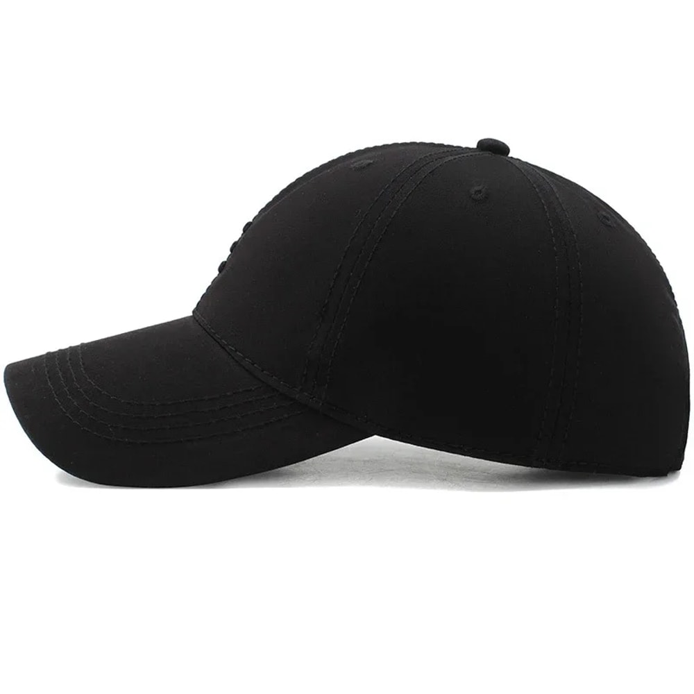 Three Stripe Cotton Dad Hat Adjustable Baseball Cap for Men & Women