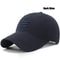 Three Stripe Cotton Dad Hat Adjustable Baseball Cap for Men & Women