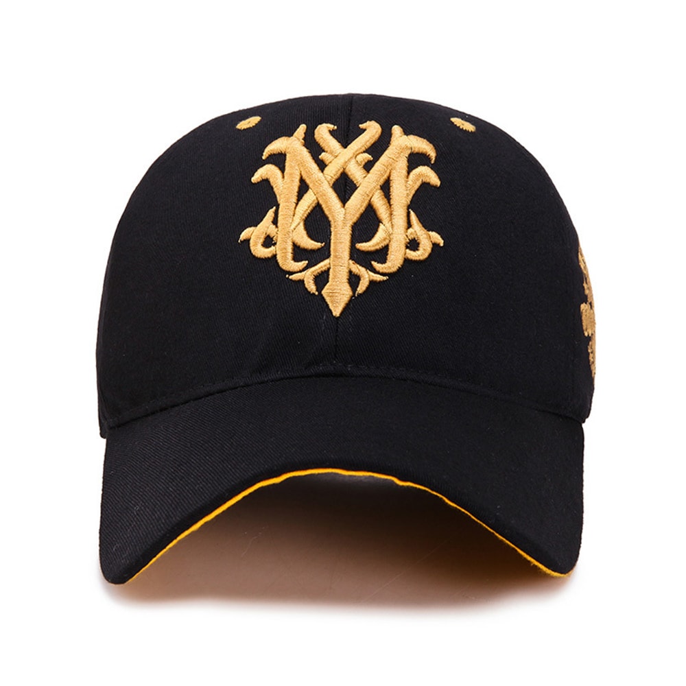 Flame Totem Embroidered Baseball Cap Adjustable Snapback Hat for Men & Women
