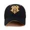 Flame Totem Embroidered Baseball Cap Adjustable Snapback Hat for Men & Women