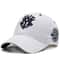 Flame Totem Embroidered Baseball Cap Adjustable Snapback Hat for Men & Women