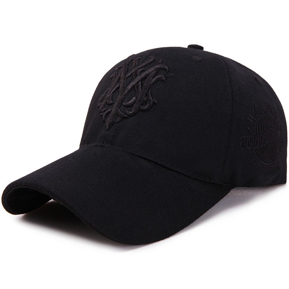 Flame Totem Embroidered Baseball Cap Adjustable Snapback Hat for Men & Women