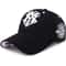 Flame Totem Embroidered Baseball Cap Adjustable Snapback Hat for Men & Women