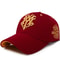 Flame Totem Embroidered Baseball Cap Adjustable Snapback Hat for Men & Women