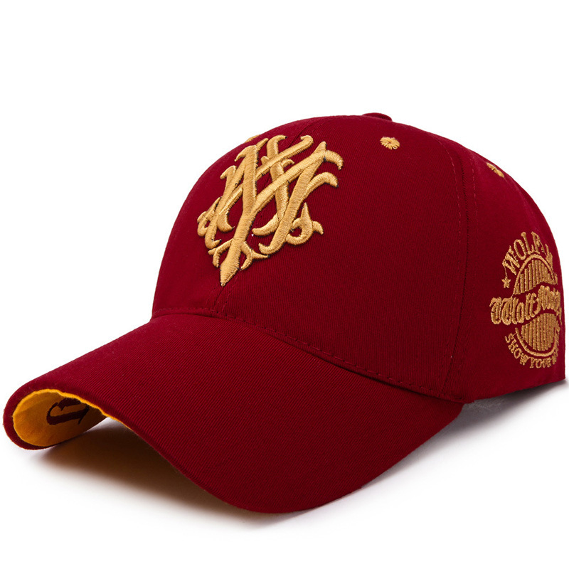 Flame Totem Embroidered Baseball Cap Adjustable Snapback Hat for Men & Women