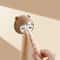 Hugging Bear Towel Holder Set No Drill Adhesive Wall Hooks for Bathroom & Kitchen