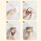Hugging Bear Towel Holder Set No Drill Adhesive Wall Hooks for Bathroom & Kitchen