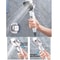 AquaPulse High Pressure Shower Head With Spray Modes Water Saving Stop Button 3