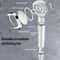 AquaPulse High Pressure Shower Head With Spray Modes Water Saving Stop Button 4