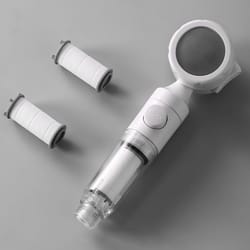 pureflow travel filtered shower head with high pressure spray