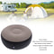 Portable Inflatable Camping Stool Lightweight Flocked Travel Seat & Footrest