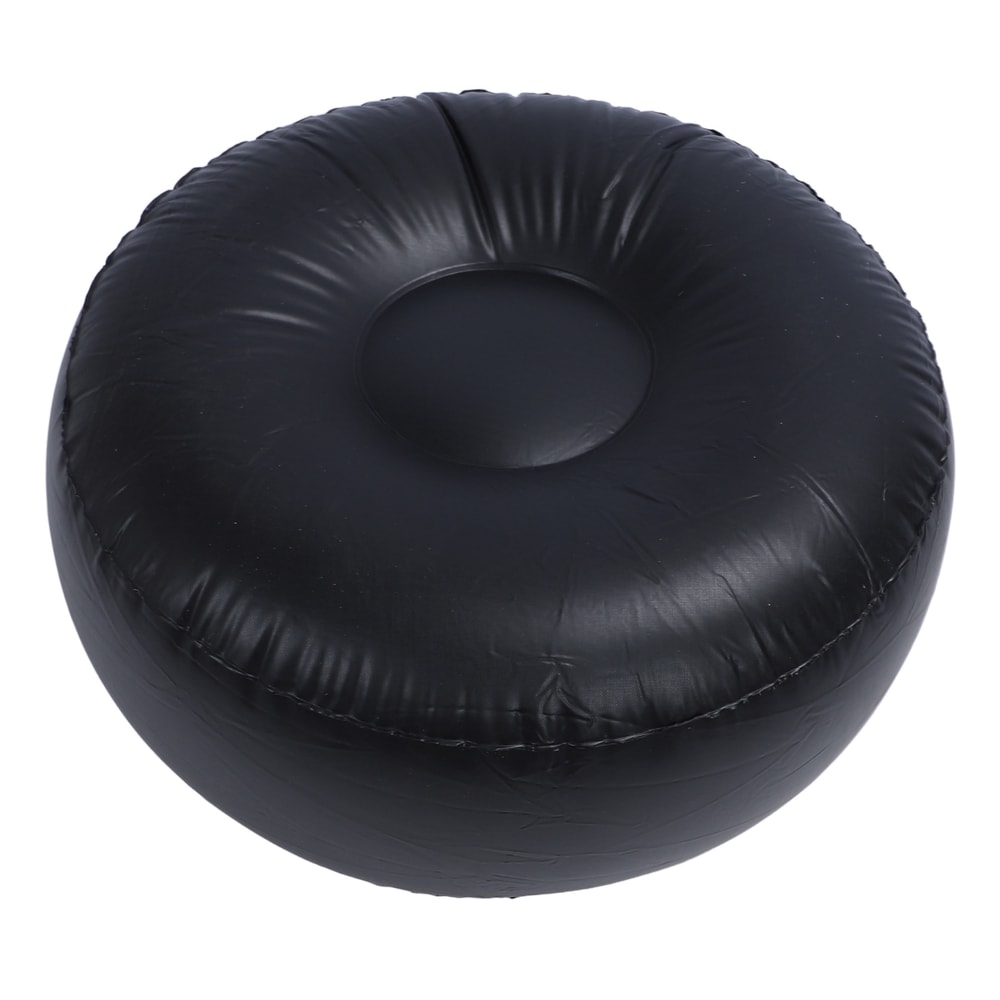 Portable Inflatable Camping Stool Lightweight Flocked Travel Seat & Footrest