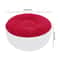 Portable Inflatable Camping Stool Lightweight Flocked Travel Seat & Footrest