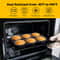 Cavity Silicone Hamburger Bun Mold Pan Non Stick Reusable Burger Bread Baking Mold