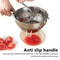 Stainless Steel Food Mill with Interchangeable Discs for Smooth Purees, Sauces & Mashed Potatoes