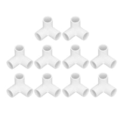pvc pipe corner connectors set way tee elbow fittings for diy frames