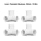 PVC Pipe Corner Connectors Set Way Tee Elbow Fittings for DIY Frames