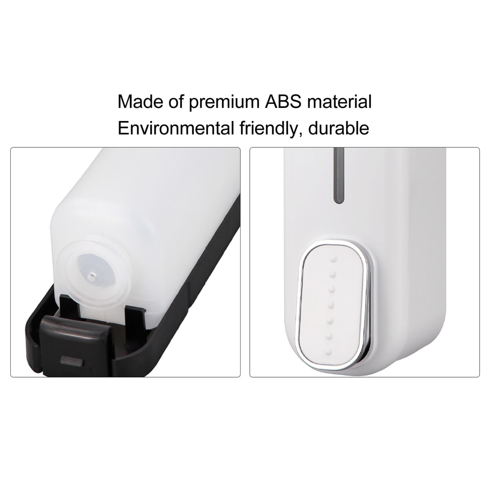 Wall Mounted Soap Dispenser for Bathroom, Kitchen & Shower