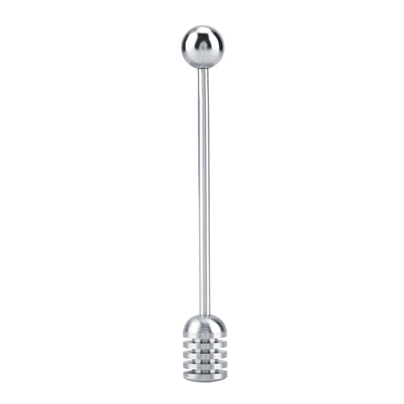 Premium Stainless Steel Honey Dipper Spoon for Honey, Syrup & Beverage Mixing