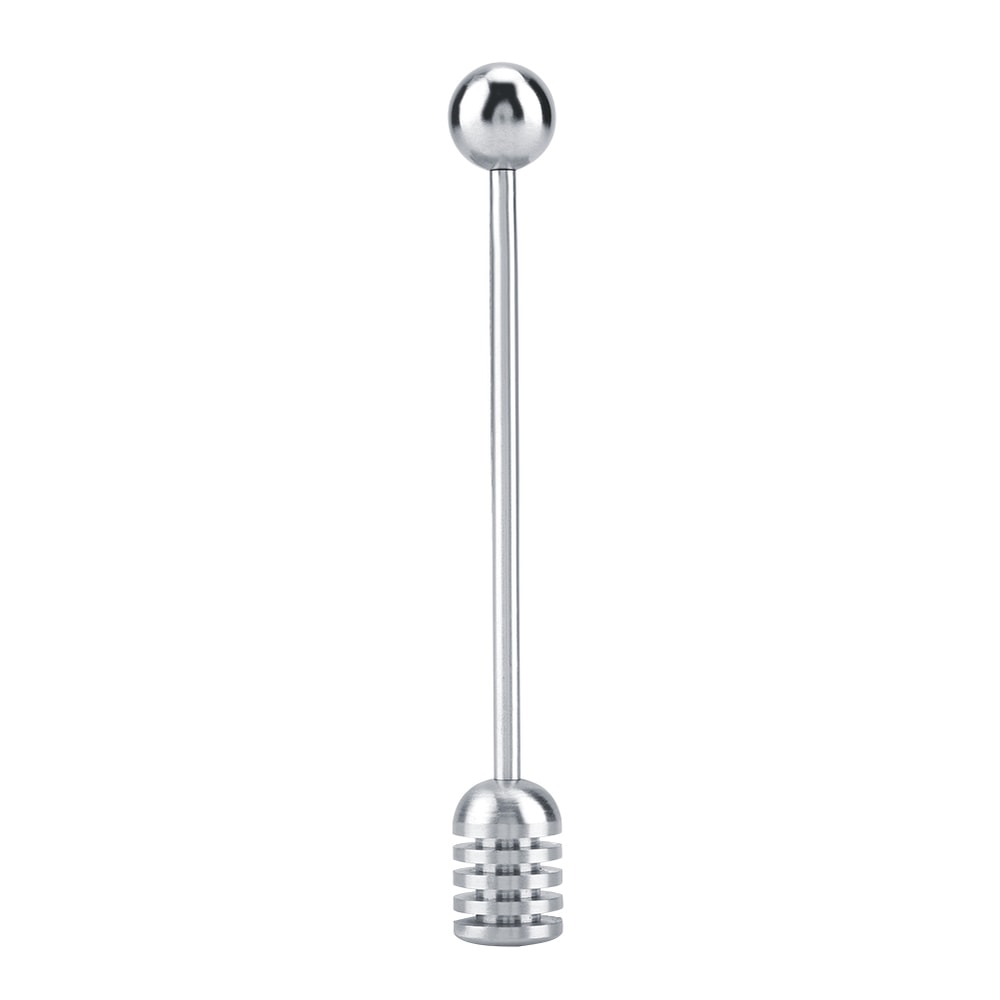 Premium Stainless Steel Honey Dipper Spoon for Honey, Syrup & Beverage Mixing