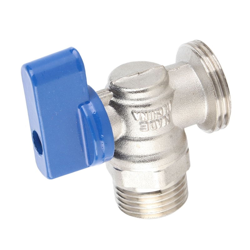Brass angle stop valve, quarter turn ball valve, water shut off valve, brass plumbing valve, valve
