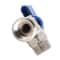 Brass angle stop valve, quarter turn ball valve, water shut off valve, brass plumbing valve, valve
