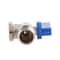Brass angle stop valve, quarter turn ball valve, water shut off valve, brass plumbing valve, valve