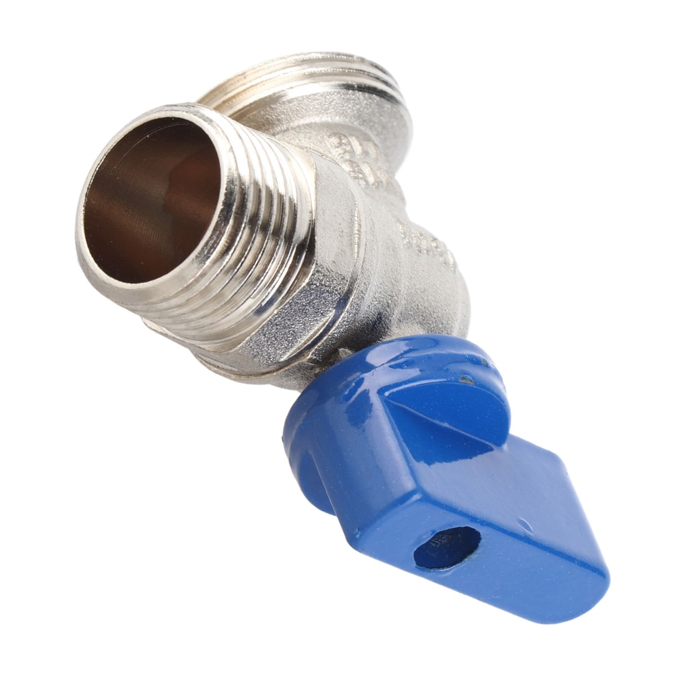 Brass angle stop valve, quarter turn ball valve, water shut off valve, brass plumbing valve, valve