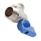 Brass angle stop valve, quarter turn ball valve, water shut off valve, brass plumbing valve, valve