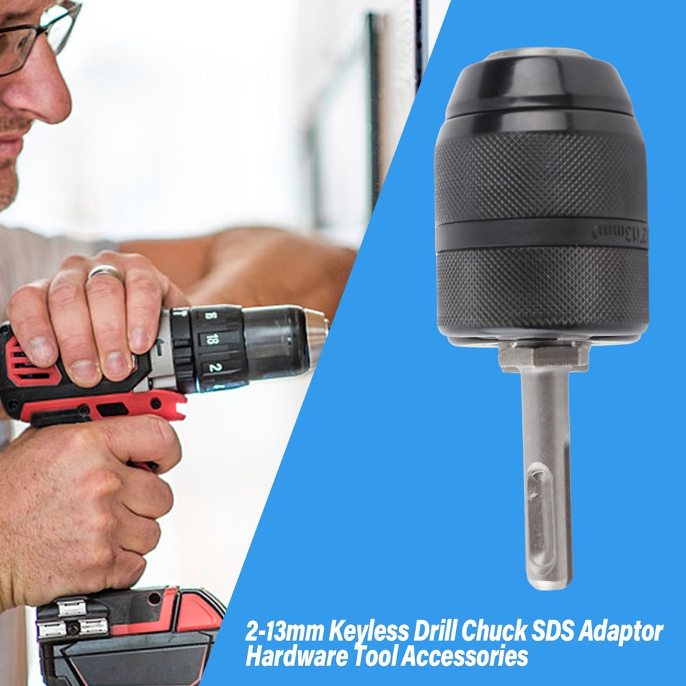 Heavy Duty Keyless SDS Drill Chuck Adapter Quick Change Converter