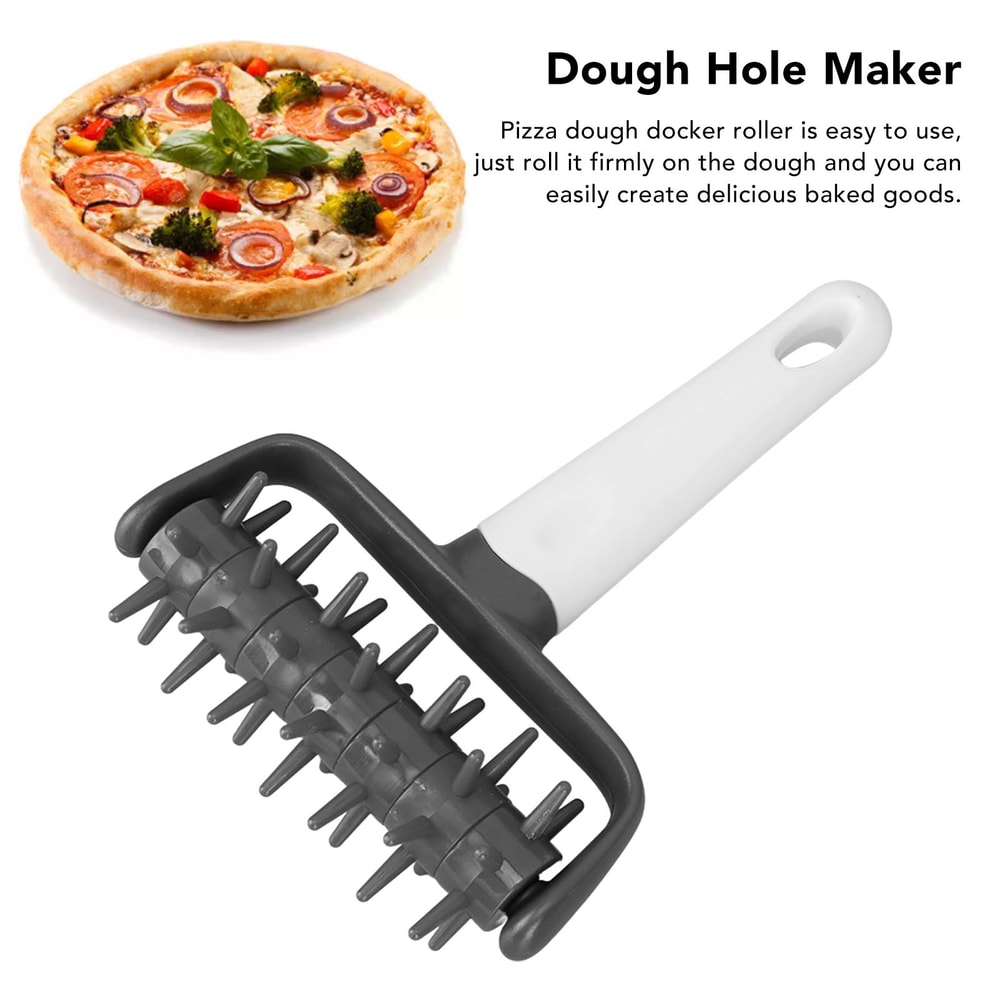 Pro Pizza Dough Docker Roller for Perfect Crispy Pizza Crusts