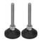 Furniture Leveling Feet M6 Adjustable Swivel Pads with Non Slip Rubber Base