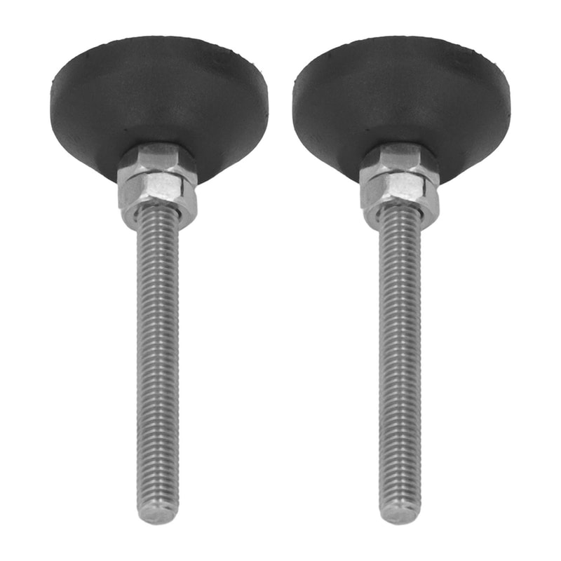 Furniture Leveling Feet M6 Adjustable Swivel Pads with Non Slip Rubber Base