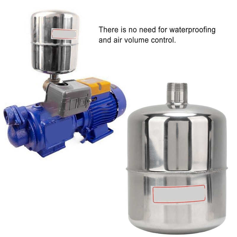 Stainless Steel Water Pump Pressure Tank Leak Free Heavy Duty Pressure Vessel