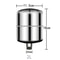 Stainless Steel Water Pump Pressure Tank Leak Free Heavy Duty Pressure Vessel