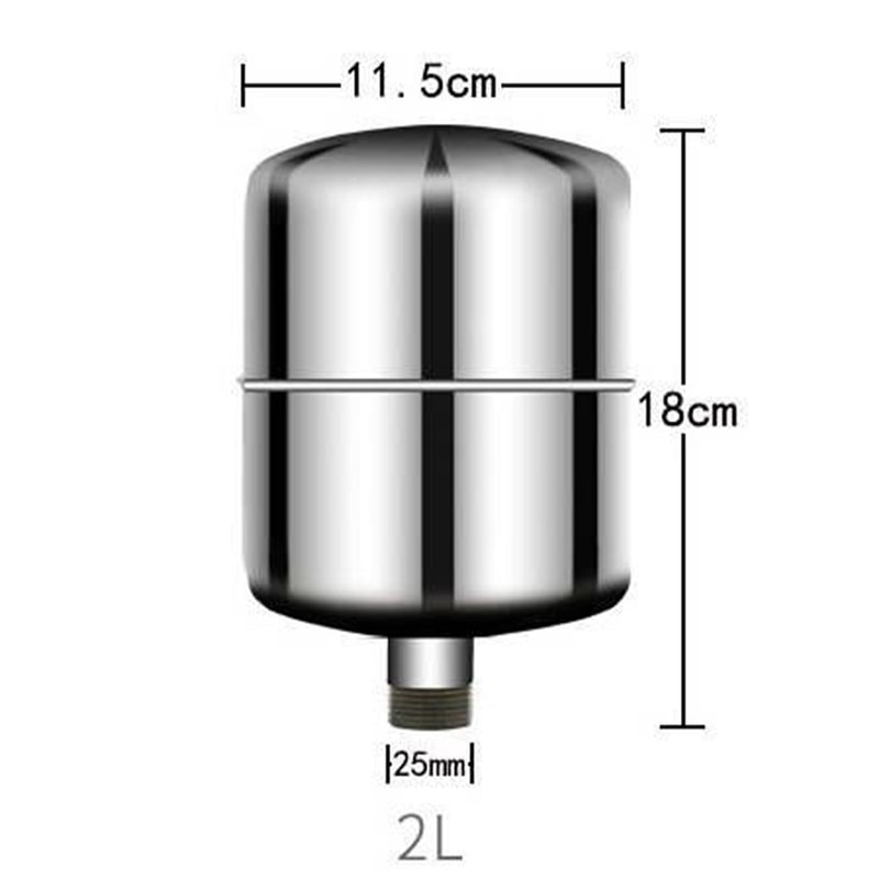 Stainless Steel Water Pump Pressure Tank Leak Free Heavy Duty Pressure Vessel