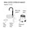 Portable Italian Espresso Moka Pot 50ml Travel Coffee Maker