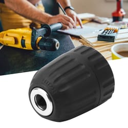 self tightening keyless drill chuck adapter for electric drills, lathes & milling machines