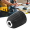 Self Tightening Keyless Drill Chuck Adapter for Electric Drills, Lathes & Milling Machines