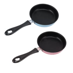 mini stainless steel egg frying pan for induction & quick breakfast cooking