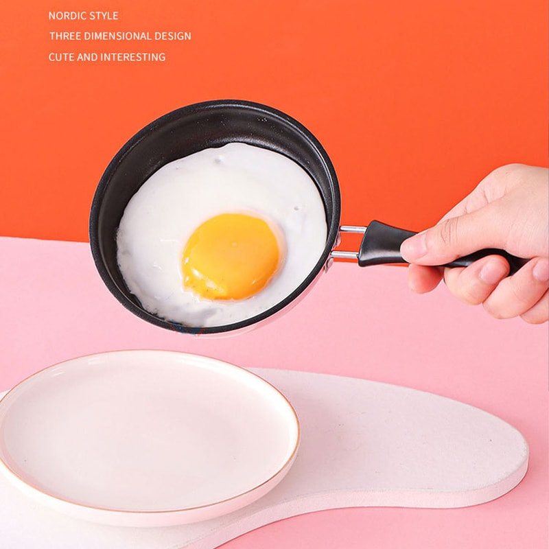 Mini Stainless Steel Egg Frying Pan For Induction Quick Breakfast Cooking 3