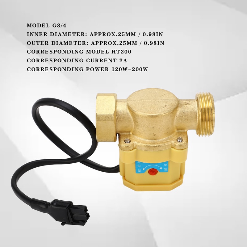 Smart Brass Water Pressure Booster Pump Switch With Dry Run Protection Flow Controller 4