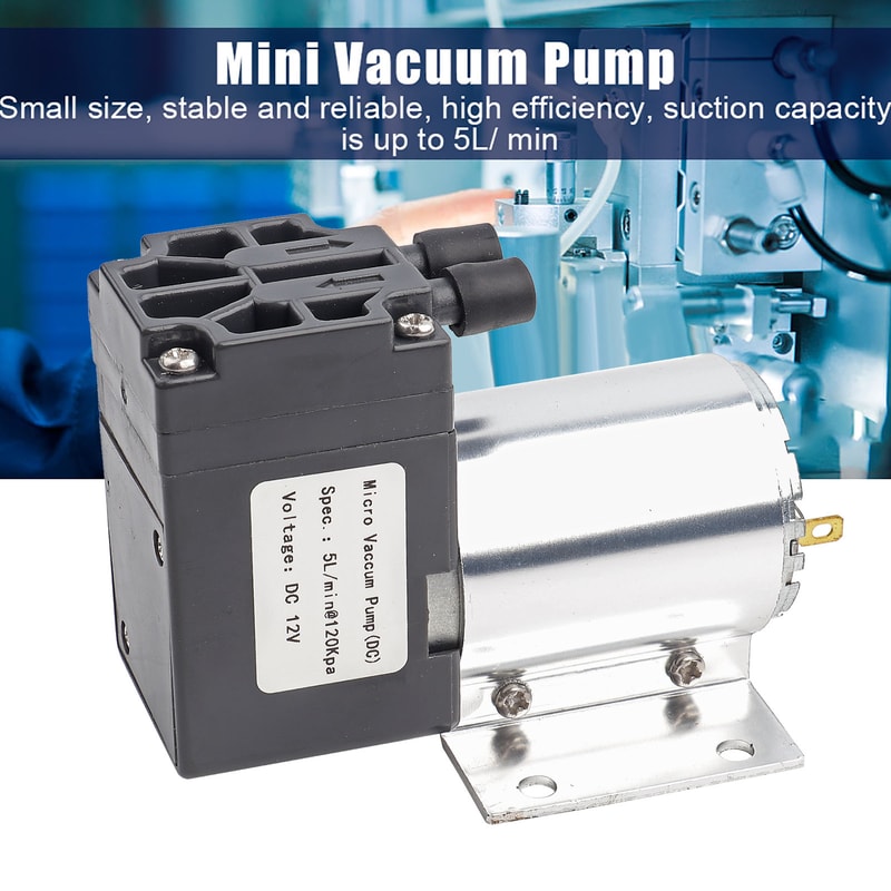 PowerVac Mini Vacuum Pump High Suction Diaphragm Pump