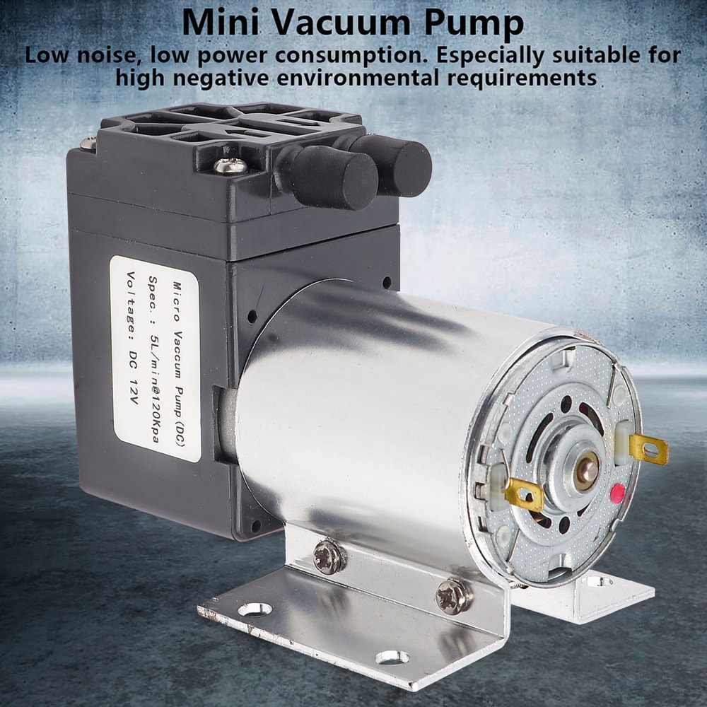 PowerVac Mini Vacuum Pump High Suction Diaphragm Pump